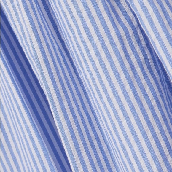 POLO RALPH LAUREN Klie Braided Ruffled Striped Cotton-seersucker Midi Dress - Picture 5 of 5